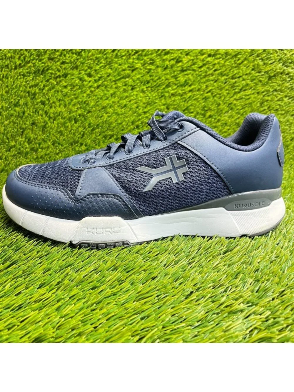 Kuru Quantum 2.0 Mens Size 9.5E Blue Athletic Running Walking Shoes Sneakers
